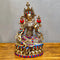 Lord Vishnu Brass Idol lifestyel view
