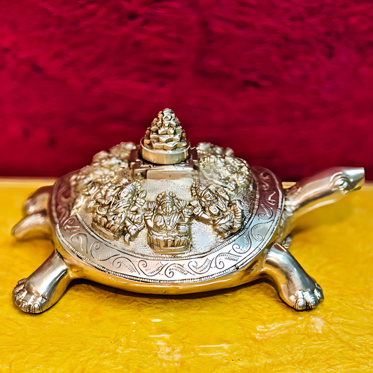 Kurma Tortoise Brass Idol