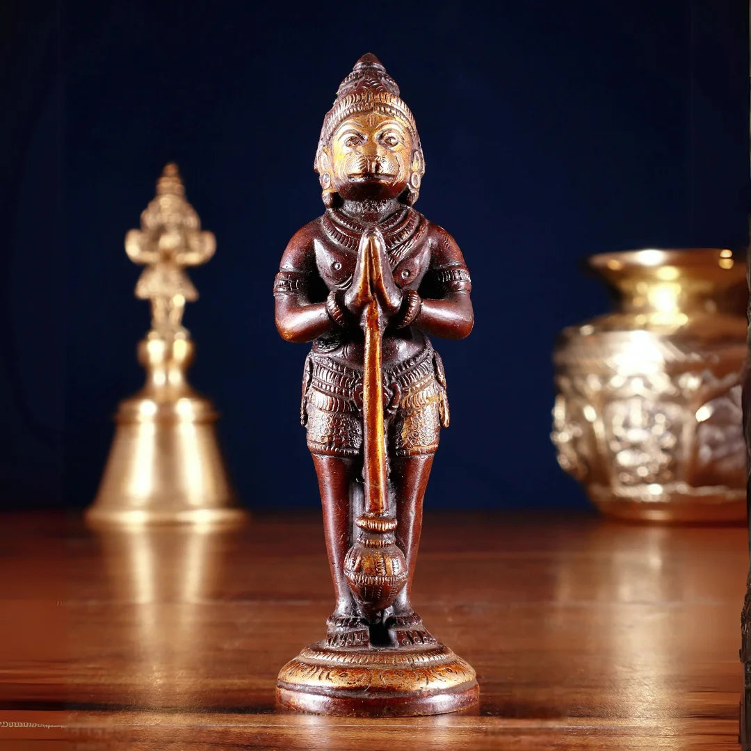 Lord Hanuman brass idol 25 lifestyle view