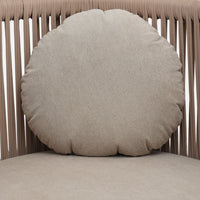 Lubin Teak Wood Bedroom chair (Brown)close view 