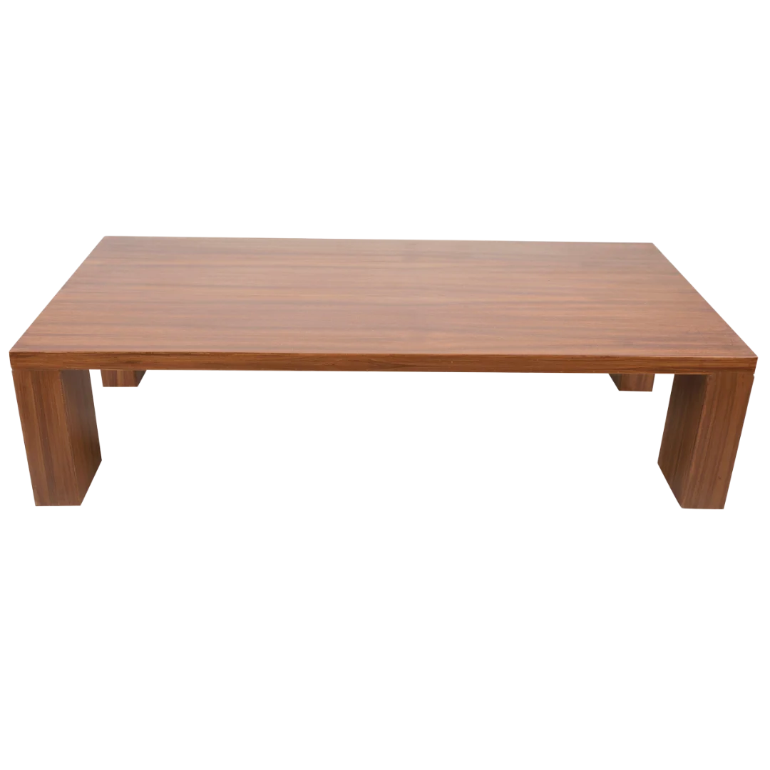 Lustre Teak Wood Centre Table Front view