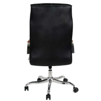 Luxurin High Back Office Executive Chair (Black) Back View