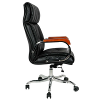 Luxurin High Back Office Executive Chair (Black) Side Angle