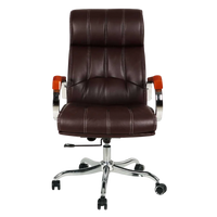 Luxurin High Back Office Executive Chair (Brown)