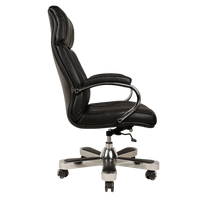 Mafiant Big & Tall High Back Office Executive Chair (Black) Side Angle
