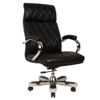 Mafiant Big & Tall High Back Office Executive Chair (Black) Side View