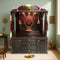 Maheshwara Teak Wood Mandap (Brown) lifestyle view