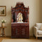 Mahika Teak Wood Mandap (Brown) Life Style Image