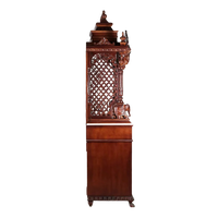 Mahika Teak Wood Mandap (Brown) side view