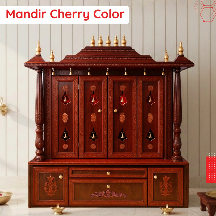 Mandir Cherry Color BANNER