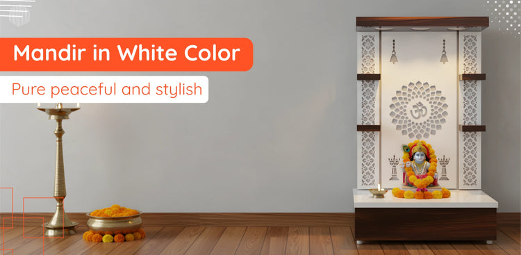 Mandir White Color BANNER 