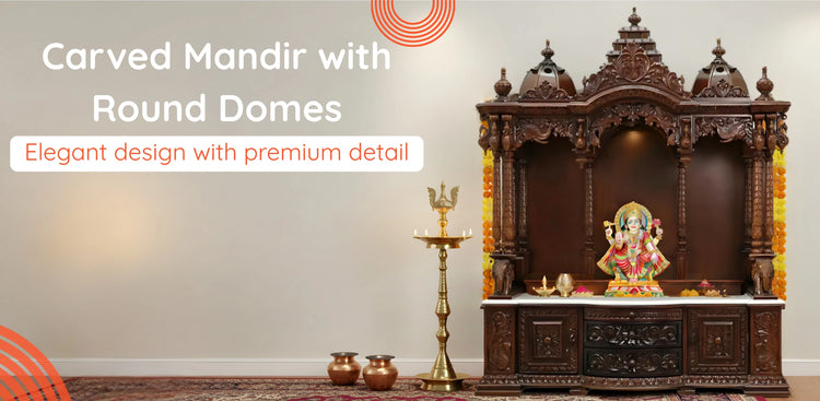 Mandir With Round Dome BANNER 