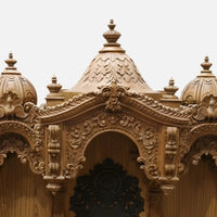 Mangalagiri Teak Wood Mandap (Teak) dome view