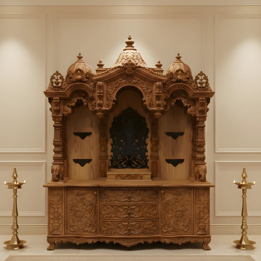 Mangalagiri Teak Wood Mandap (Teak) lifestyle view 