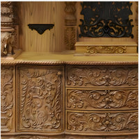 Mangalagiri Teak Wood Mandap (Teak) open view