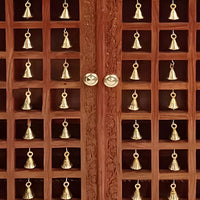 Mangalya Teak Wood Mandir (Brown) zoom view 