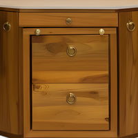 Mantraja Teak Wood Mandap (Brown) drawer view