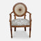 Mavric Teak Wood Arm Chairs (Teak) front view 