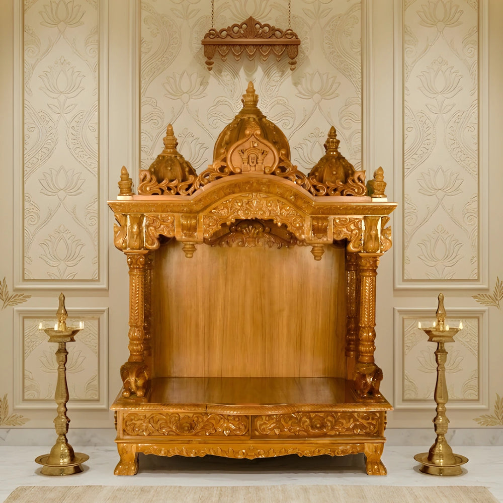 Mayuram Teak Wood Mandir (Teak) lifestyle view 