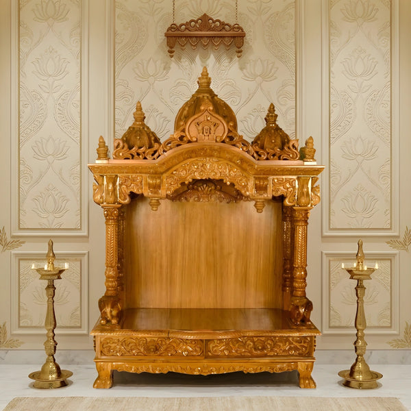 Mayuram Teak Wood Mandir (Teak) lifestyle view 