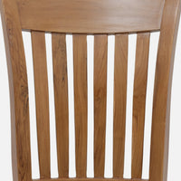 Moltena Teak Wood Dining Chair (Teak) zoom view 