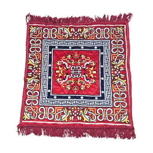 Multicolor Velvet Pooja Aasan