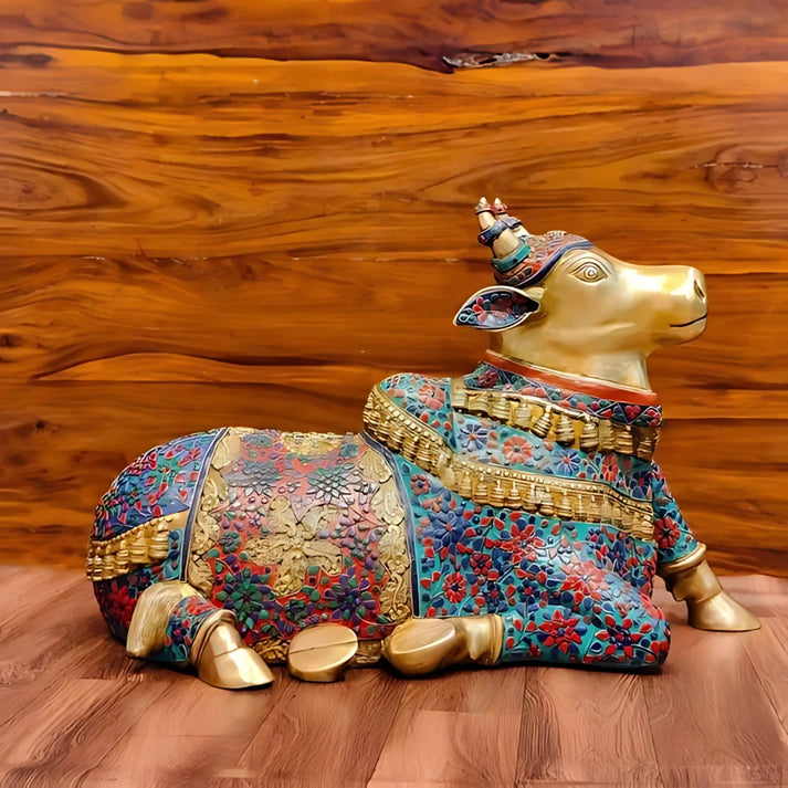 Nandi Brass Idol - 8 Inch
