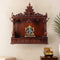  Nandita Teak Wood Mandir (Brown) lifestyle view 