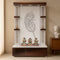  Narayani Teak Wood Mandir (White) lifestyle view 