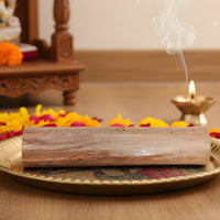 Natural Chandan Wood Stick for Pooja lifestyel view 