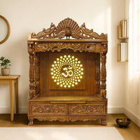 Nitya Teak Wood Mandir (Teak) lifestyel view