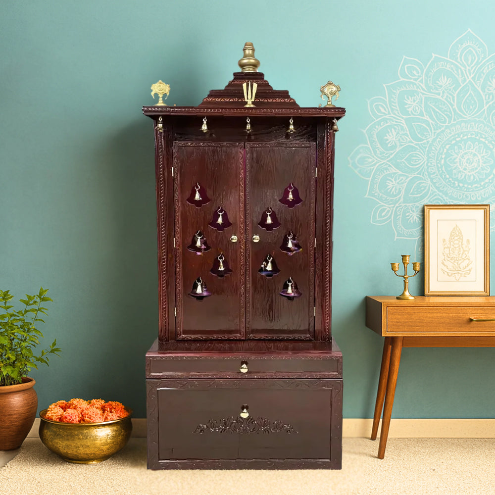 Nityashree Teak Wood Mandap (Mahogany) lifestyle view