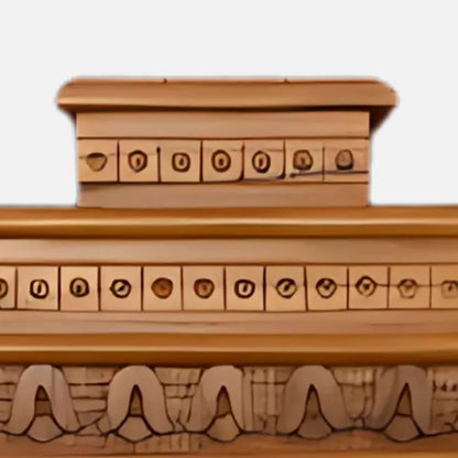Nivriti Teak Wood Mandap (Teak) close view 