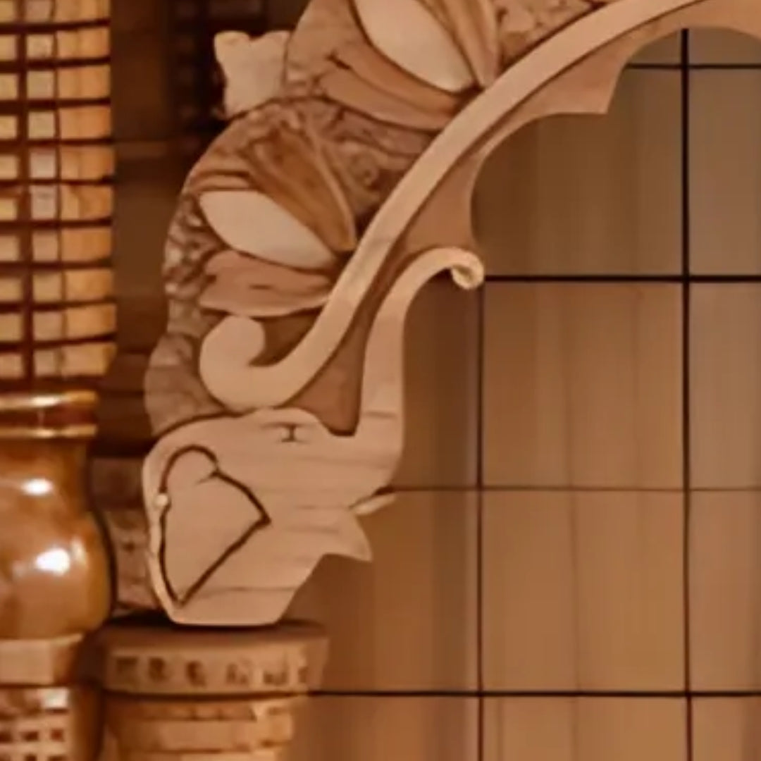 Nivriti Teak Wood Mandap (Teak) zoom view