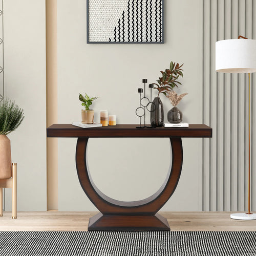 Nobilic Solid Wood Console Table lifestyle view