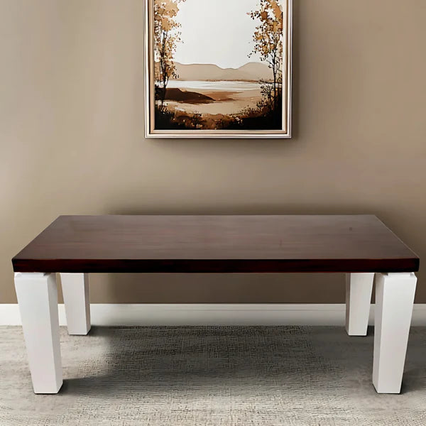 Nordic Teak Wood Centre Table (Wenge) lifestyle view