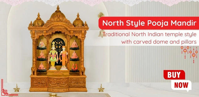 North Indian Style Mandir banner 