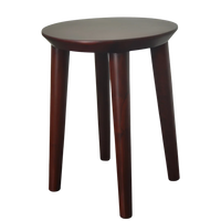 Oasis Round Teak Wood Coffee Table side view