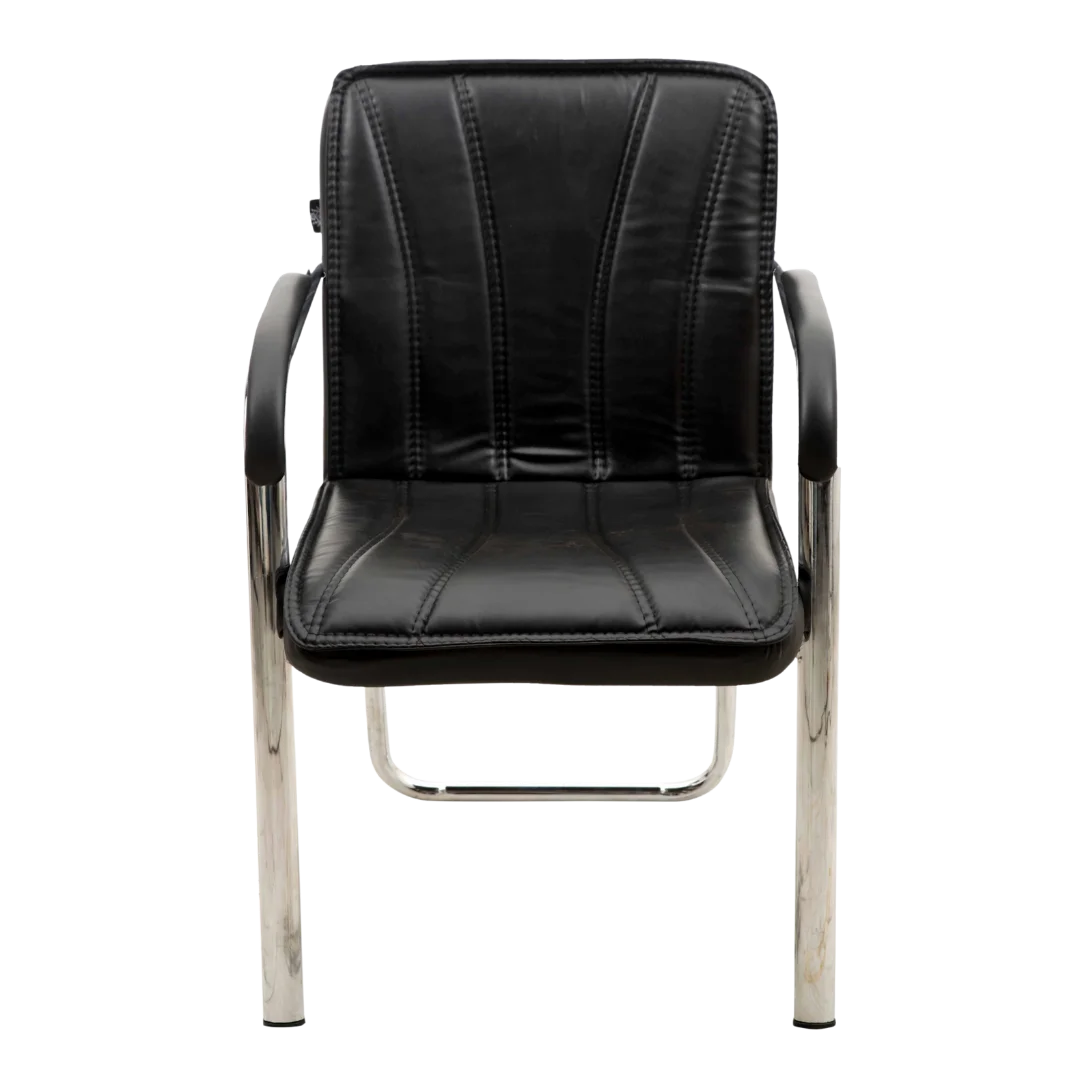 Restry Visitor Chair with Armrest(Black)