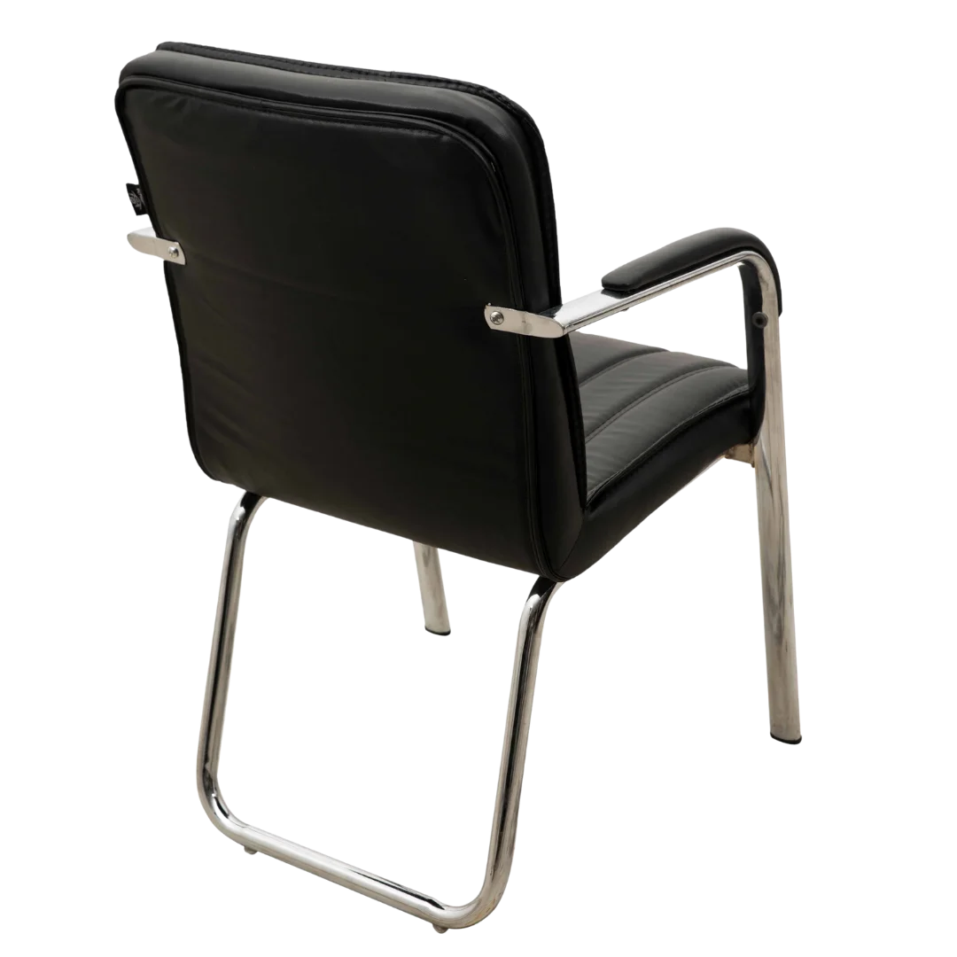 Restry Visitor Chair with Armrest(Black)