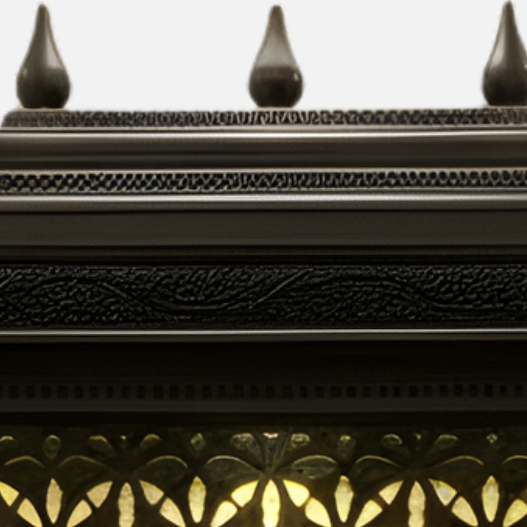  Ompeeth Teak Wood Mandap (Brown) close view 