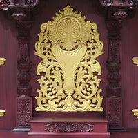 Omya Teak Wood Mandap (Cherry) close view 