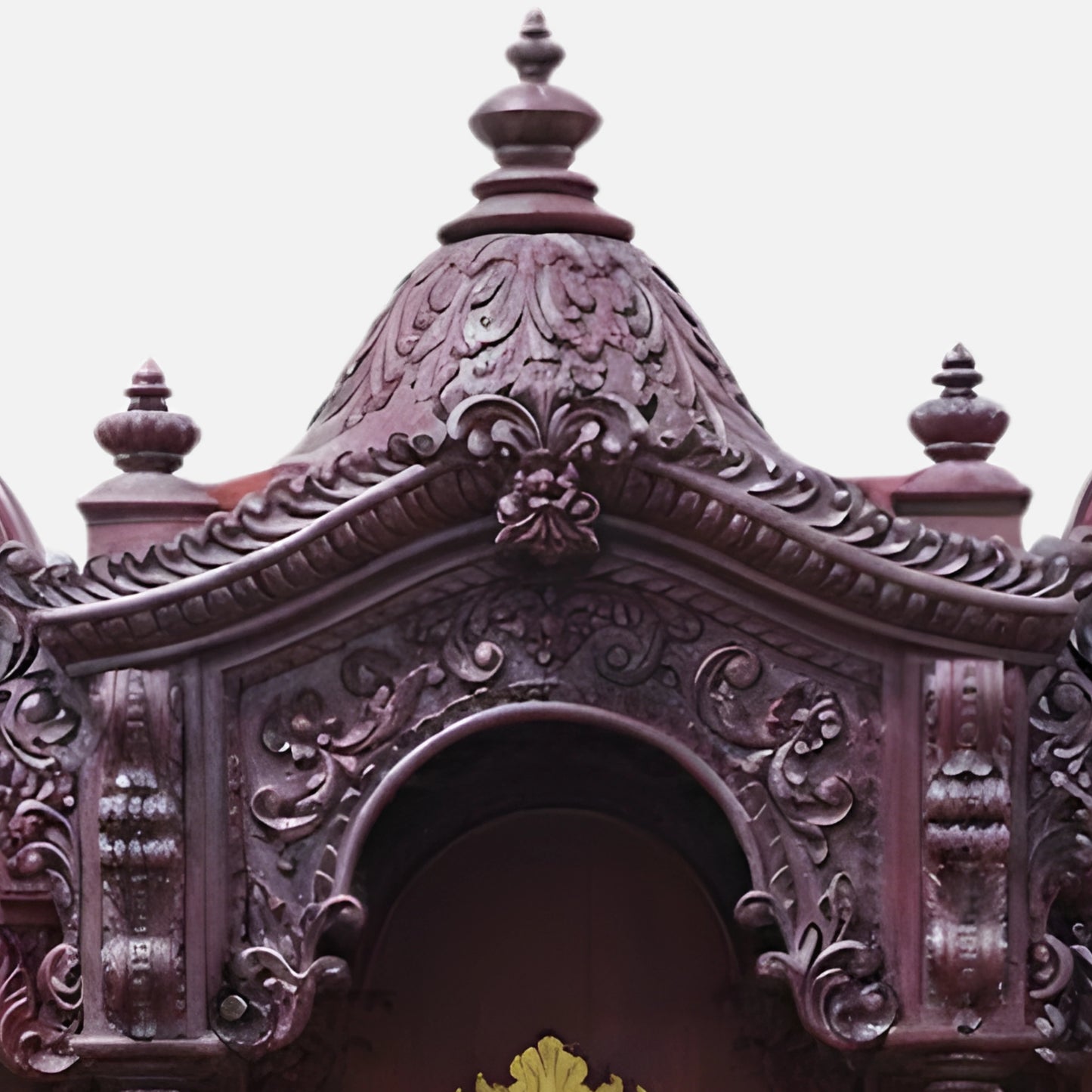 Omya Teak Wood Mandap (Cherry) dome image