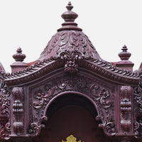 Omya Teak Wood Mandap (Cherry) dome image
