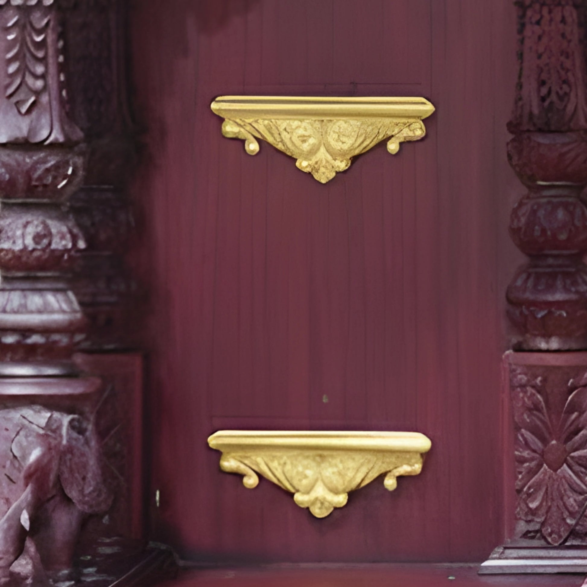 Omya Teak Wood Mandap (Cherry) zoom view 