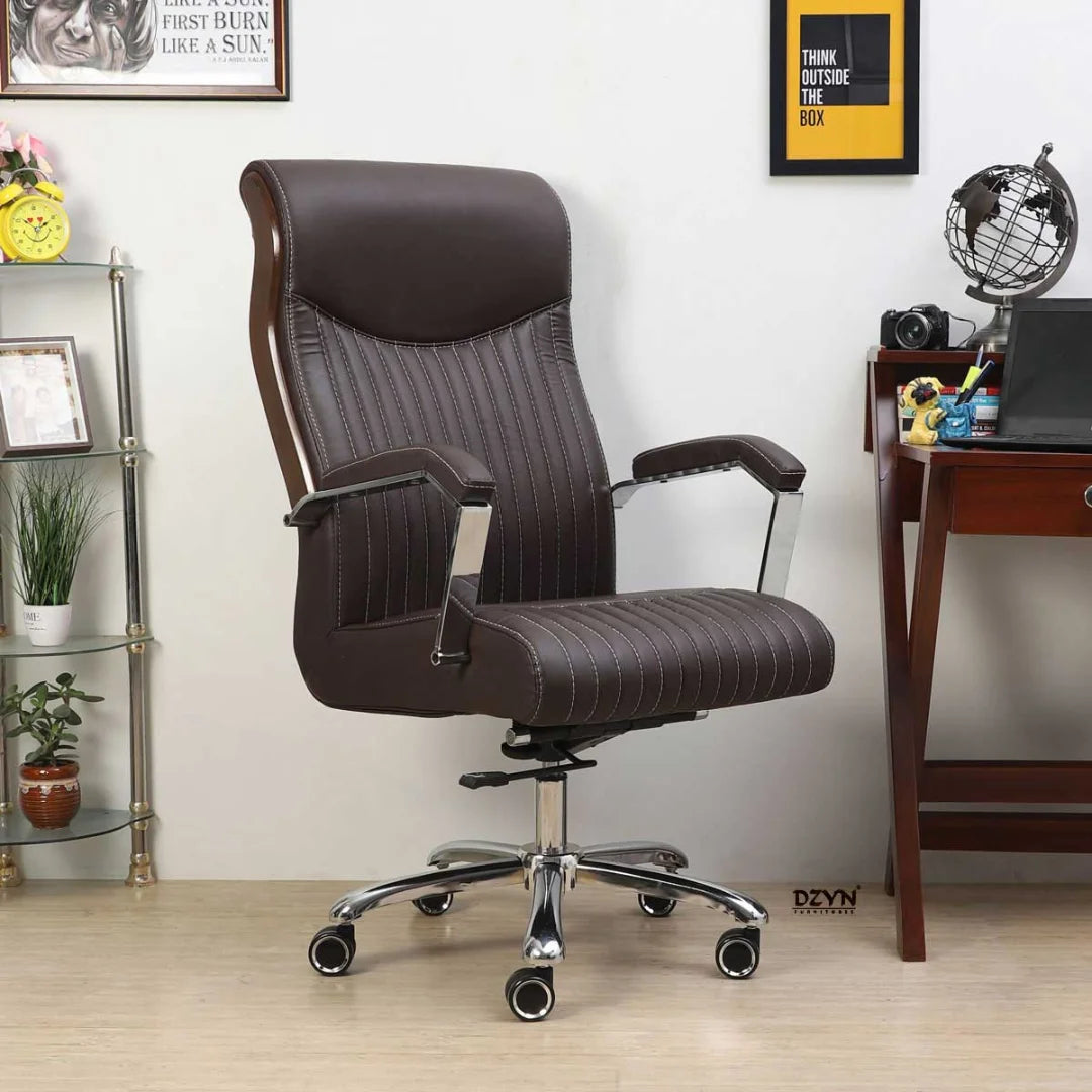 Onesta High Back Office Executive Chair (Brown) Lifestyle View