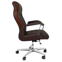 Onesta High Back Office Executive Chair (Brown) Side Angle