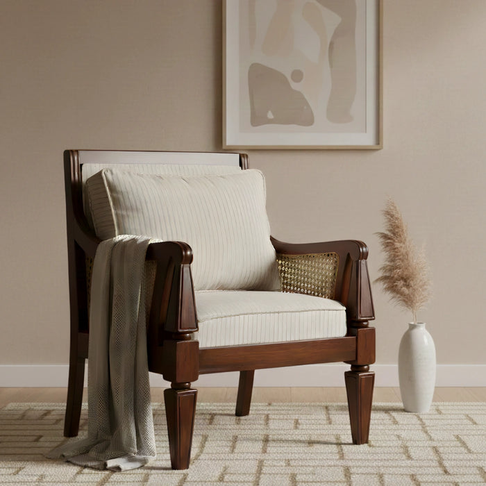 Teak wood lounge chair