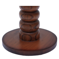 Ornate Teak Wood Coffee Table (Teak) Zoom View