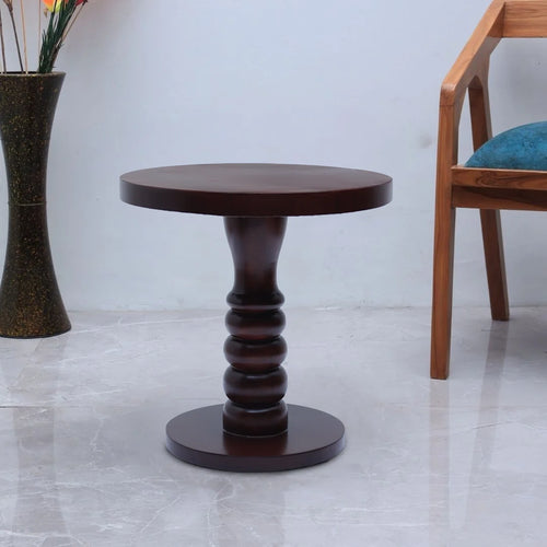 Ornate Teak Wood Coffee Table (Brown)